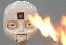 Humanoid Robot Octavia Helps Humans Fight Fires