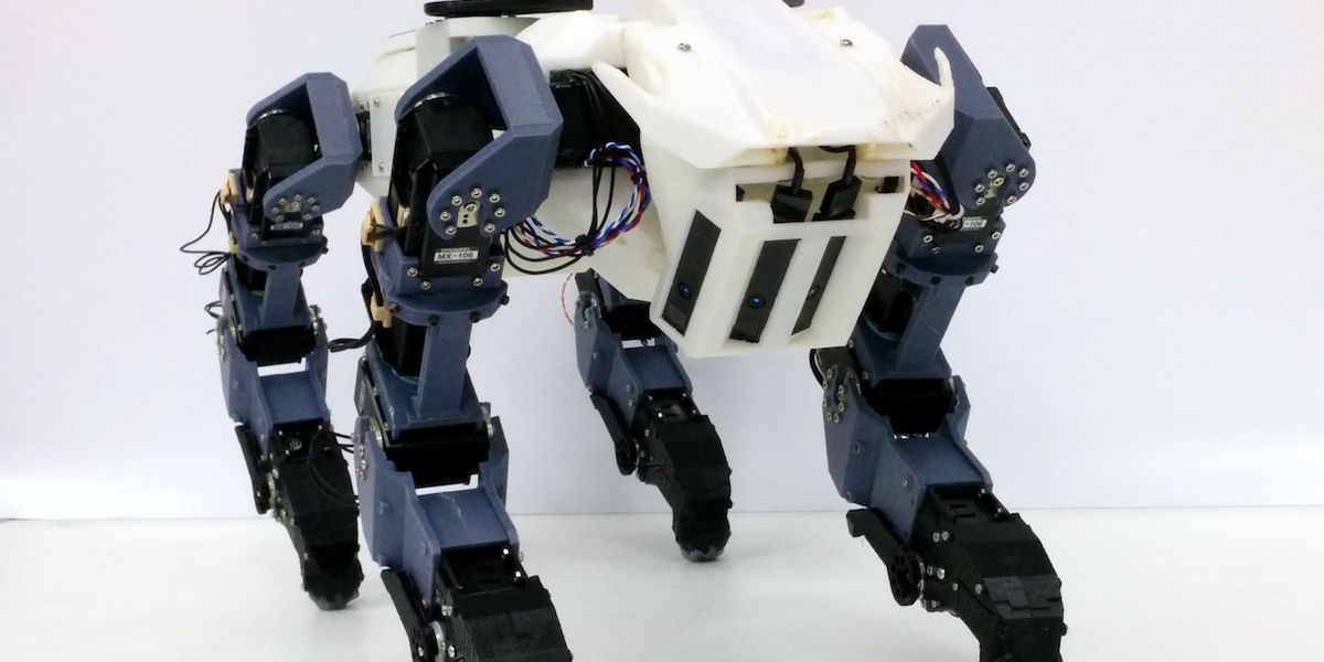 Quadruped Robots Can Climb Ladders Now