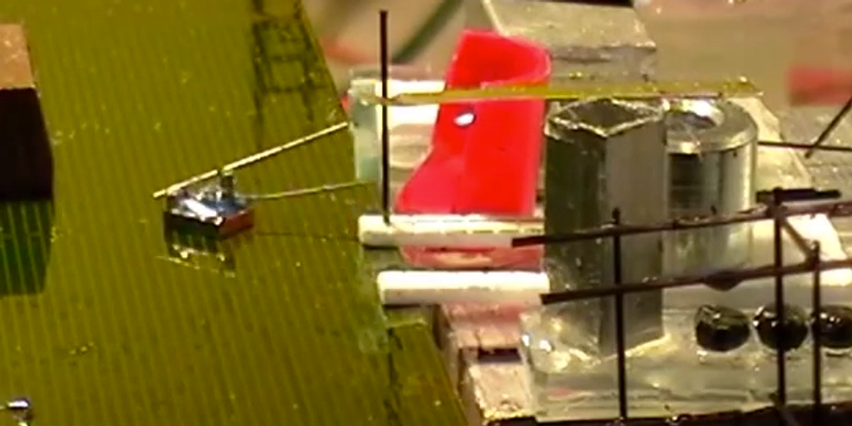 Watch SRI's Nimble Microrobots Cooperate to Build Structures